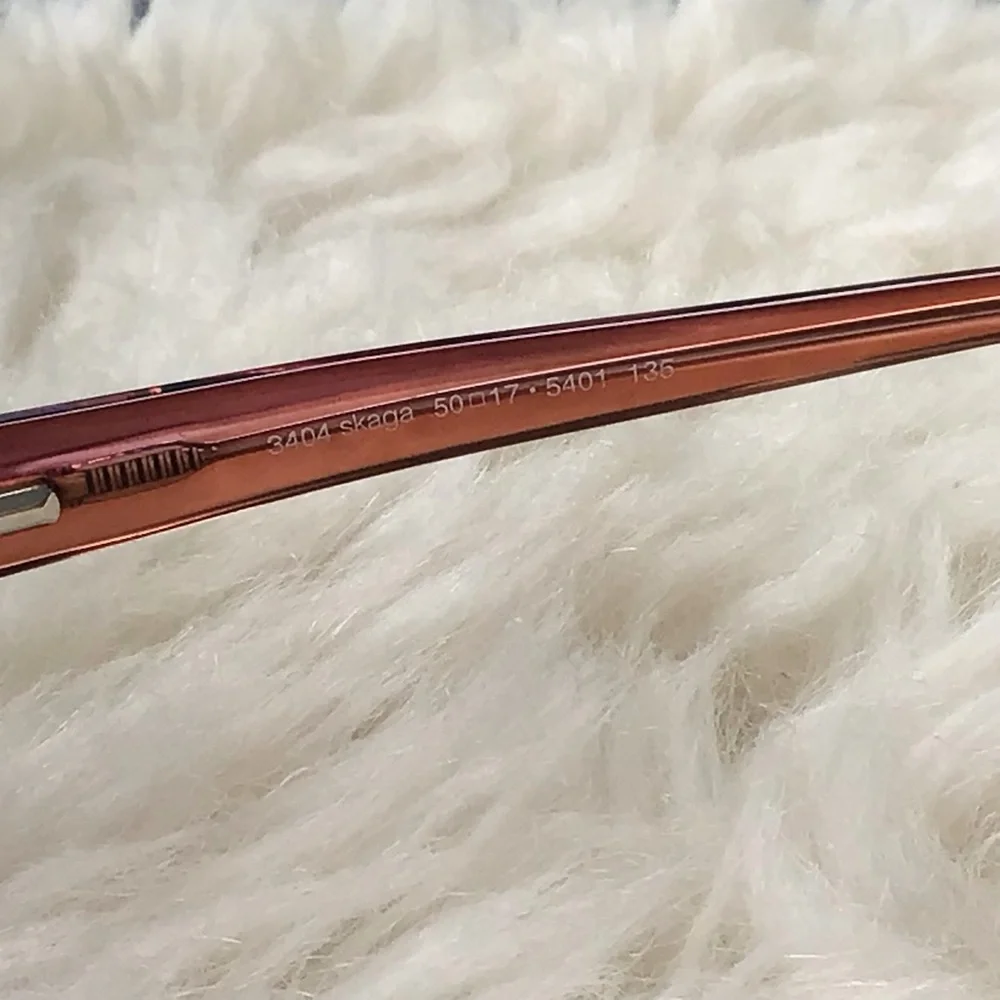 Skaga Eyeglasses 3404 Scandinavian Eyewear -Red, Pink and Orange Titanium Frame. - Picture 7 of 16